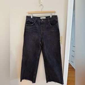 Reformation Black Fawcett Jeans
